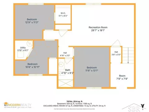 Floorplan - 322 E Baker, Hope, MI 48628 photo 3 of 3