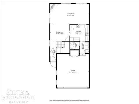 Floorplan - 150 Kenyon, Algonac, MI 48001 photo 1 of 3