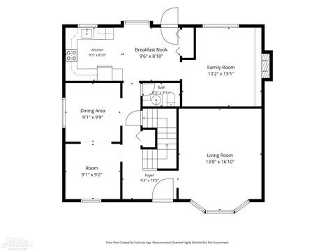 Floorplan - 402 Roland, Grosse Pointe Farms, MI 48236 photo 1 of 4