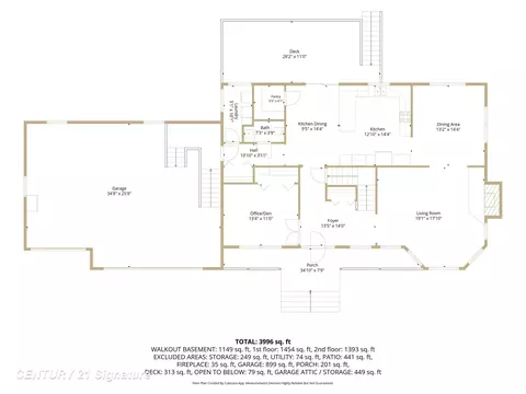 Floorplan - 4090 N Fordney, Hemlock, MI 48626 photo 2 of 4
