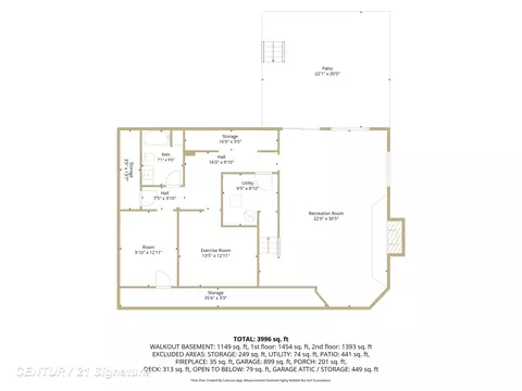Floorplan - 4090 N Fordney, Hemlock, MI 48626 photo 1 of 4