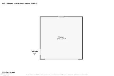 Floorplan - 1301 Torrey, Grosse Pointe Woods, MI 48236 photo 3 of 5