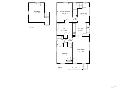 Floorplan - 1491 Hendricks, Monroe, MI 48162 photo 2 of 3