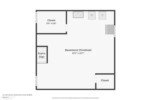 Floorplan - 223 Mckinley, Grosse Pointe Farms, MI 48236 photo 3 of 4