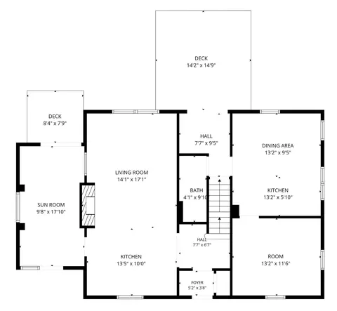 Floorplan - 229 N N Arc, Gladwin, MI 48624 photo 1 of 3