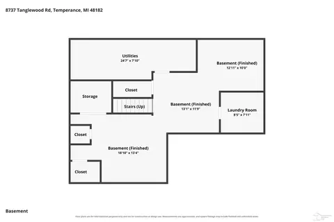 Floorplan - 8737 Tanglewood, Temperance, MI 48182 photo 2 of 3