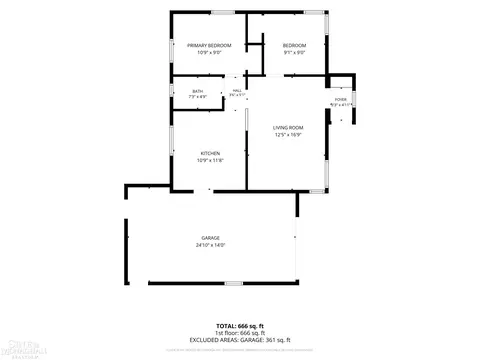 Floorplan - 121 Murphy, Saint Clair, MI 48079 photo 1 of 1