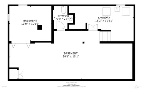 Floorplan - 1341 John L, Monroe, MI 48162 photo 1 of 3