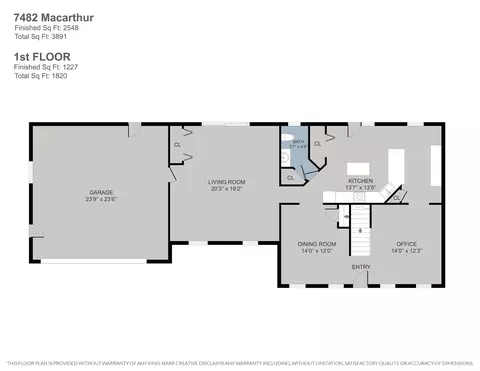 Floorplan - 7482 Macarthur, Saranac, MI 48881 photo 1 of 3
