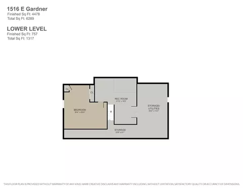 Floorplan - 1516 Gardner, Newaygo, MI 49337 photo 2 of 3