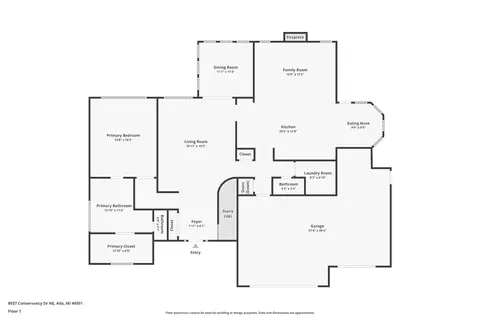 Floorplan - 8937 Conservancy, Ada, MI 49301 photo 1 of 3