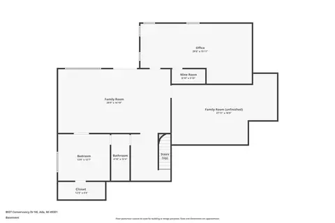 Floorplan - 8937 Conservancy, Ada, MI 49301 photo 3 of 3