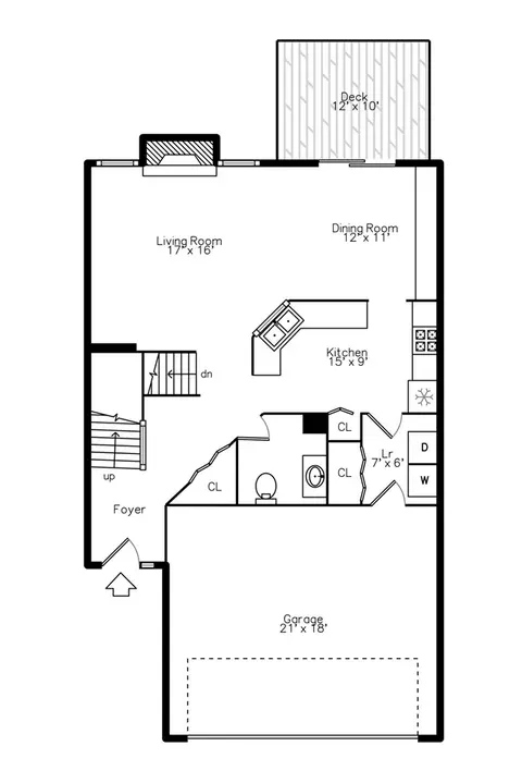 Floorplan - 162 Burwyck Park, Saline, MI 48176 photo 1 of 4