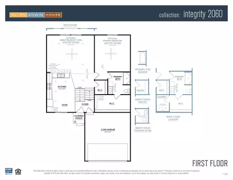 Floorplan - 615 Oklahoma, Three Rivers, MI 49093 photo 1 of 2