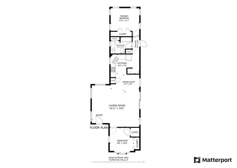 Floorplan - 5814 Big Lake Canal, Sears, MI 49679 photo 1 of 1