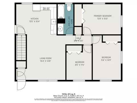 Floorplan - 415 Eleventh, Three Rivers, MI 49093 photo 1 of 3
