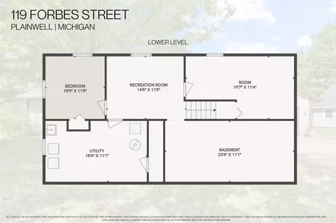 Floorplan - 119 Forbes, Plainwell, MI 49080 photo 3 of 3
