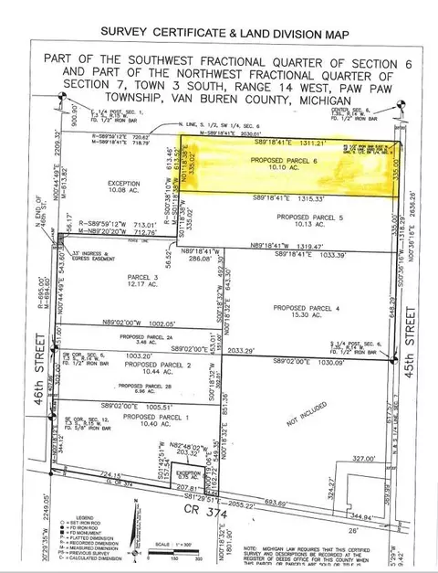 Parcel 6 45th, Paw Paw, MI 49079