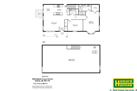 Floorplan - 480 Maple Cv, Saline, MI 48176 photo 1 of 4