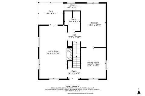 Floorplan - 1417 E Stadium, Ann Arbor, MI 48104 photo 2 of 4