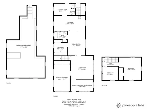 Floorplan - 5 Pine, Three Oaks, MI 49128 photo 1 of 1