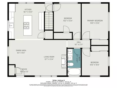Floorplan - 1576 E Grand, Rapids, MI 49503 photo 1 of 2