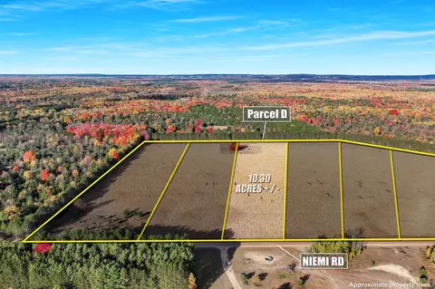 0 Vl 1030 Acres Niemi #PARCEL D, Kaleva, MI 49645