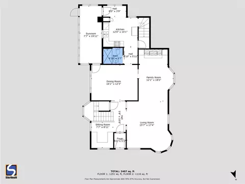 Floorplan - 302 E Jefferson, Cassopolis, MI 49031 photo 2 of 3
