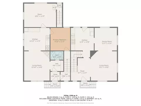 Floorplan - 340-342 Union, Jackson, MI 49203 photo 1 of 4