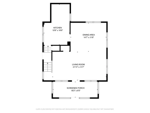 Floorplan - 607 S West, Jackson, MI 49203 photo 1 of 4