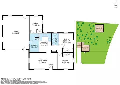 1310 E Swain, White Cloud, MI 49349 photo 32