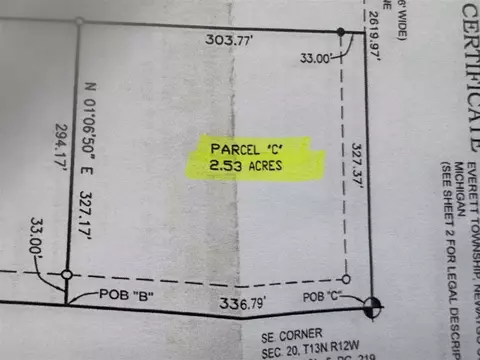 Parcel C E. 32nd, White Cloud, MI 49349