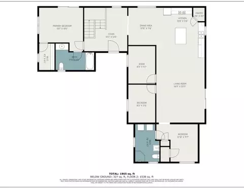 Floorplan - 1244 S Elm, White Cloud, MI 49349 photo 1 of 2