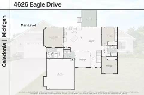 Floorplan - 4626 Eagle, Caledonia, MI 49316 photo 2 of 3