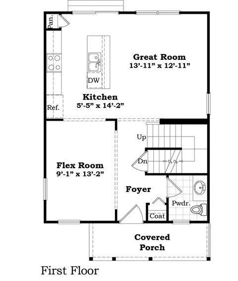 Floorplan - 625 Loomis, Jackson, MI 49202 photo 1 of 3