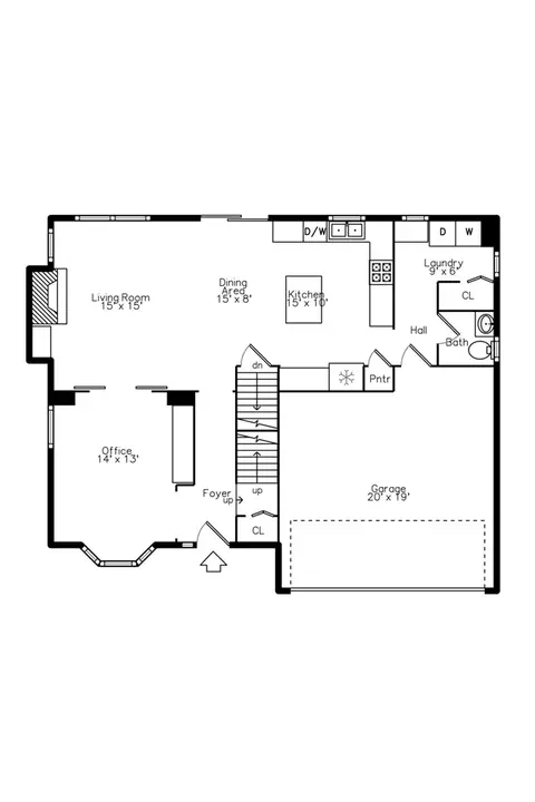 Floorplan - 3720 Meadow Vw, Dexter, MI 48130 photo 1 of 3