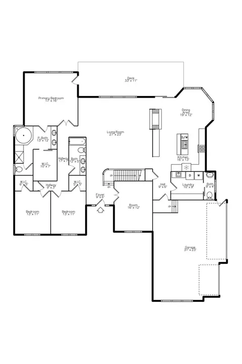 Floorplan - 882 Pinecrest, Dexter, MI 48130 photo 2 of 4