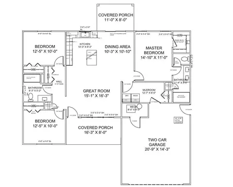 Floorplan - 3410 Leeomi, Britton, MI 49229 photo 1 of 1