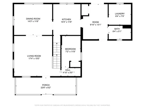 Floorplan - 123 N 2nd, Cassopolis, MI 49031 photo 2 of 3