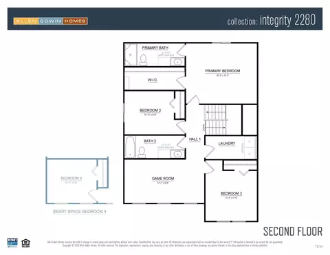 Floorplan - 3221 Postern, Caledonia, MI 49316 photo 2 of 3