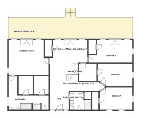 Floorplan - 1237 N Birch, White Cloud, MI 49349 photo 1 of 3