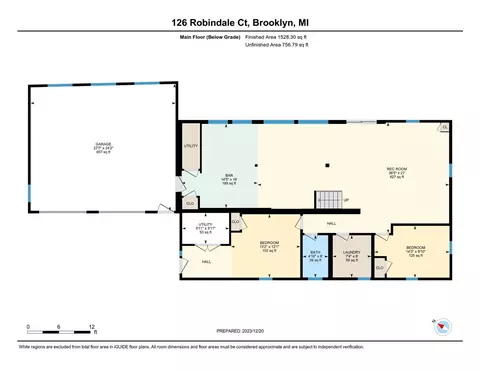 Floorplan - 126 Robindale, Brooklyn, MI 49230 photo 1 of 2