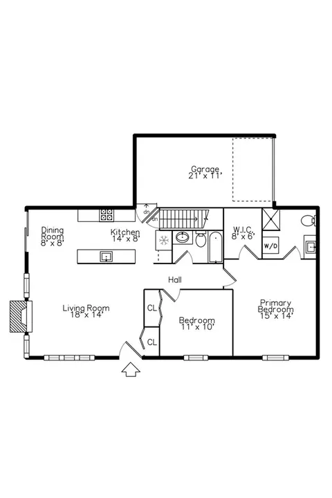Floorplan - 128 Commons, Saline, MI 48176 photo 1 of 3