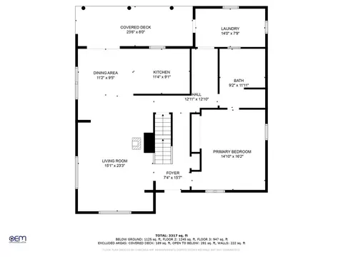 Floorplan - 3457 S Keefer, Lyons, MI 48851 photo 1 of 4