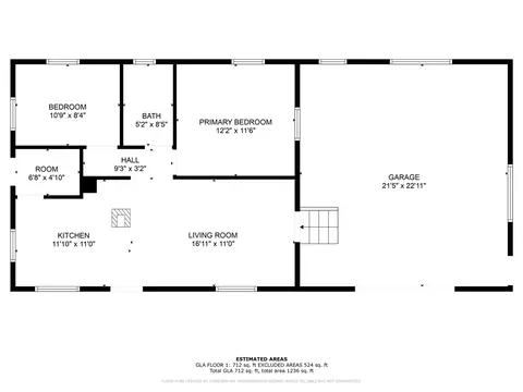 Floorplan - 5805 S Pershing, Baldwin, MI 49304 photo 1 of 1