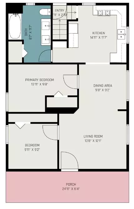 Floorplan - 145 Sycamore, Jackson, MI 49202 photo 1 of 2