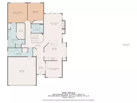 Floorplan - 816 E Barrington, Jackson, MI 49203 photo 1 of 2