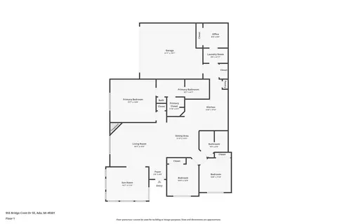 Floorplan - 955 Bridge Crst, Ada, MI 49301 photo 1 of 1