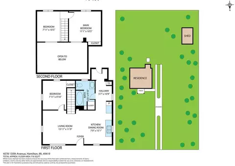 Floorplan - 4578 135th Ave, Hamilton, MI 49419 photo 2 of 2