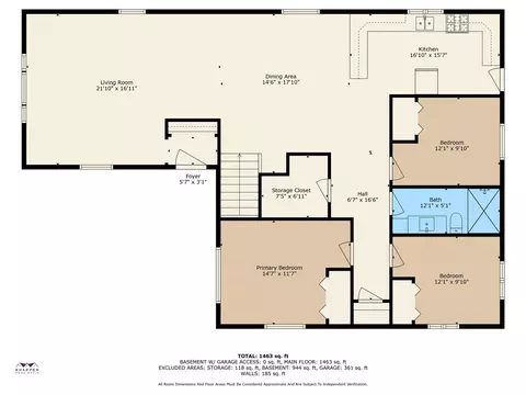 Floorplan - 5815 Jordan, Jackson, MI 49201 photo 4 of 6